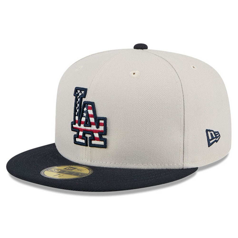 MLB Los Angeles Dodgers New Era 2024 Fourth of July 59FIFTY Fitted Hat