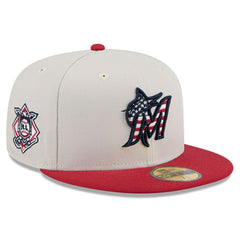 MLB Miami Marlins New Era 2024 Fourth of July 59FIFTY Fitted Hat