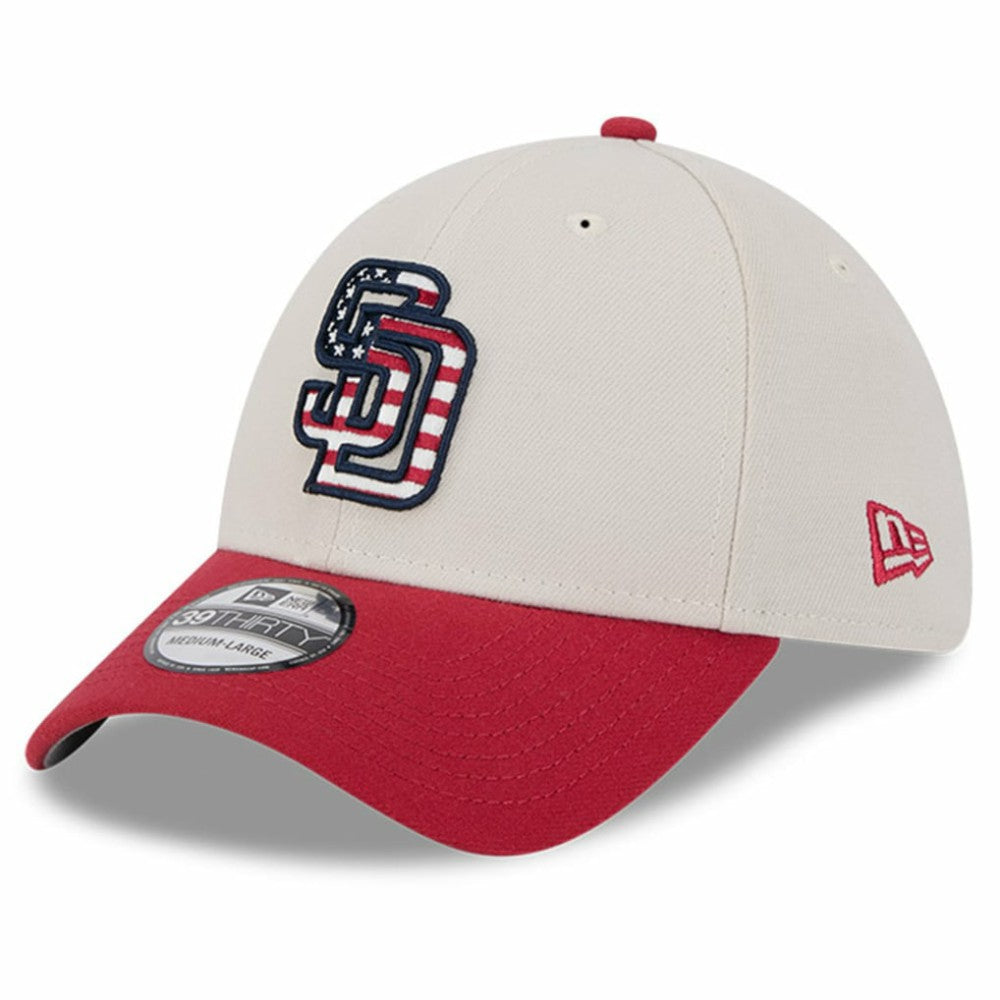 MLB San Diego Padres New Era 2024 Fourth of July 39THIRTY Flex Hat