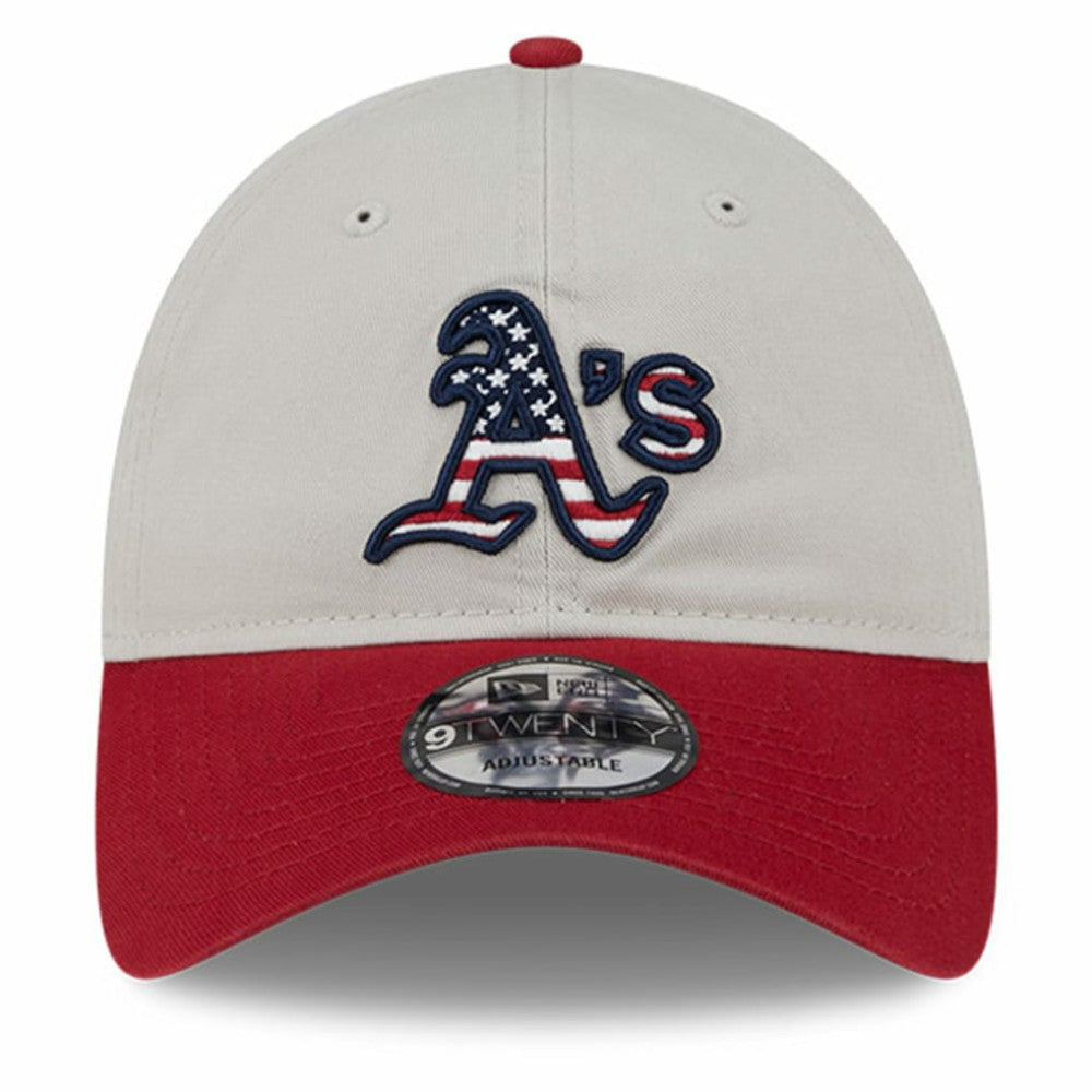 MLB Athletics New Era 2024 Fourth of July 9TWENTY Adjustable Hat