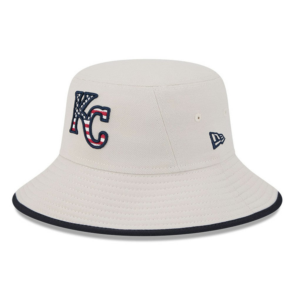MLB Kansas City Royals New Era 2024 Fourth of July Bucket Hat