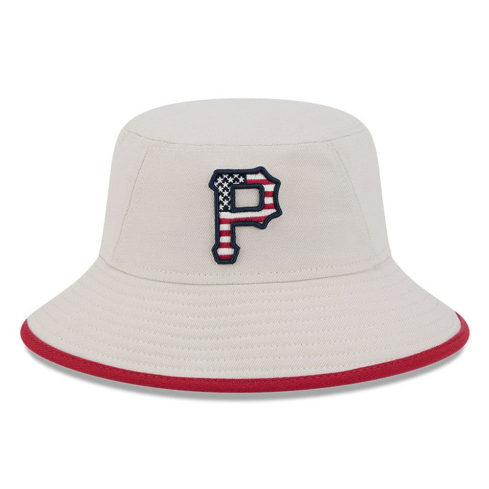 MLB Pittsburgh Pirates New Era 2024 Fourth of July Bucket Hat