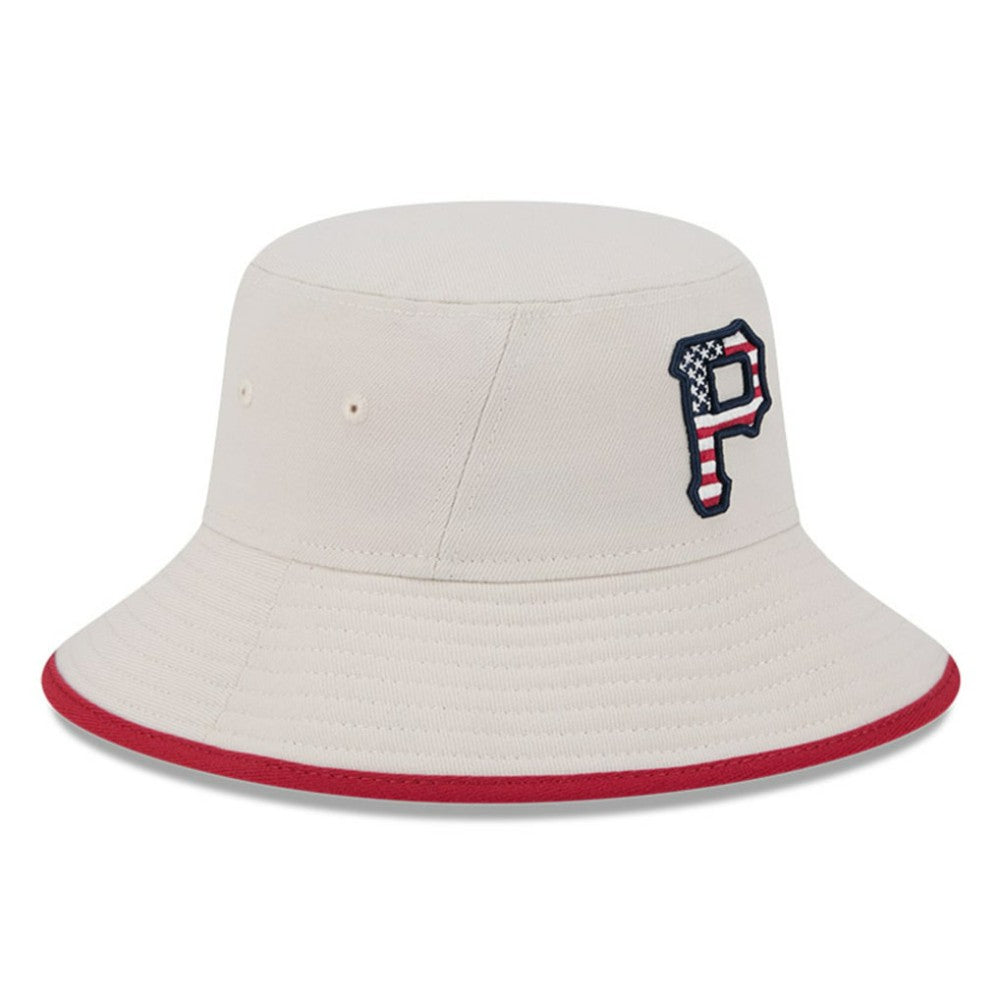 MLB Pittsburgh Pirates New Era 2024 Fourth of July Bucket Hat