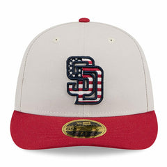 MLB San Diego Padres New Era 2024 Fourth of July Low Profile 59FIFTY Fitted Hat