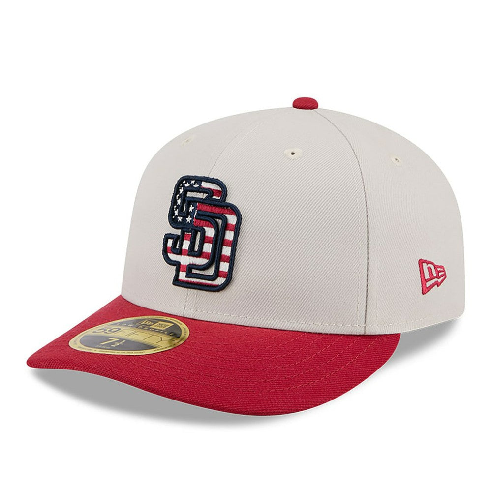 MLB San Diego Padres New Era 2024 Fourth of July Low Profile 59FIFTY Fitted Hat