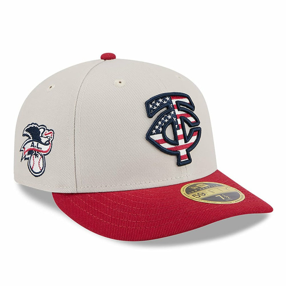 MLB Minnesota Twins New Era 2024 Fourth of July Low Profile 59FIFTY Fitted Hat