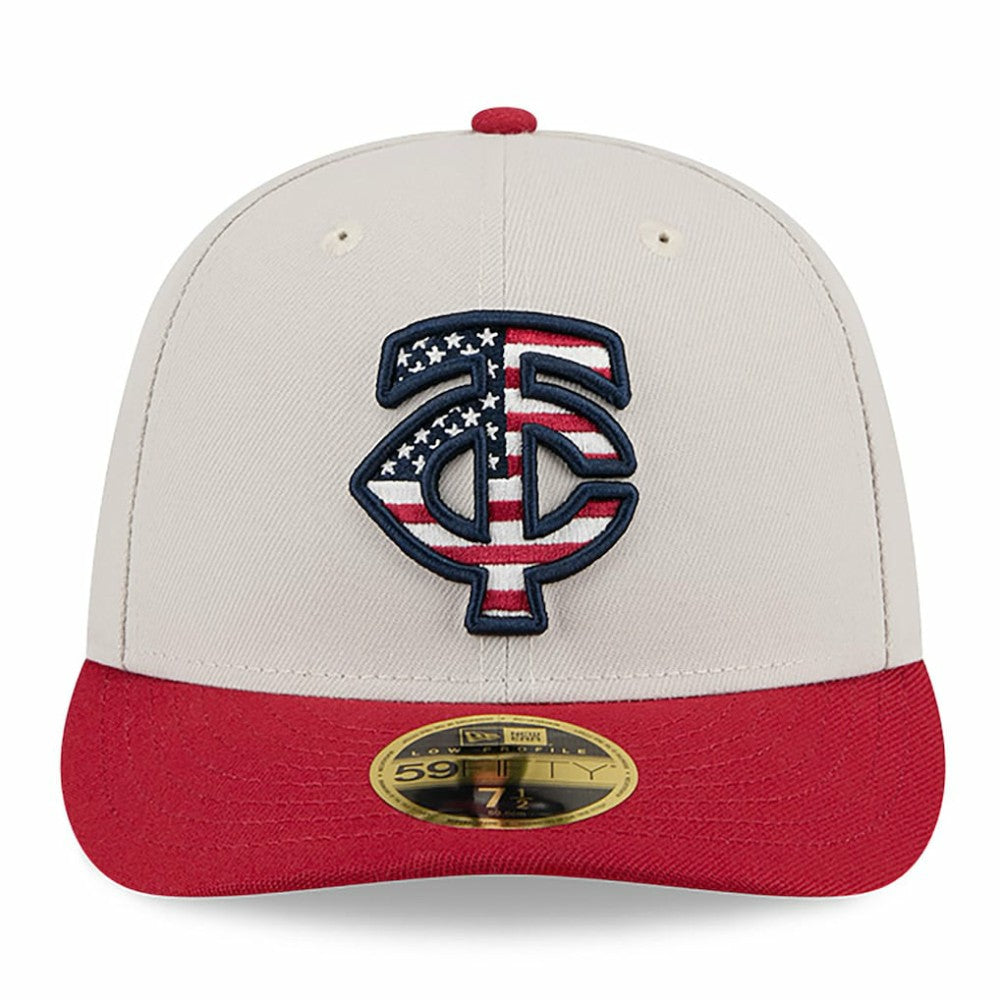 MLB Minnesota Twins New Era 2024 Fourth of July Low Profile 59FIFTY Fitted Hat