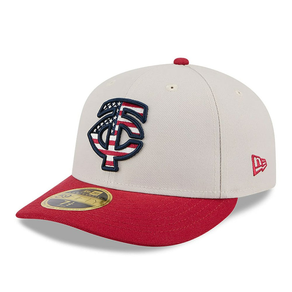 MLB Minnesota Twins New Era 2024 Fourth of July Low Profile 59FIFTY Fitted Hat