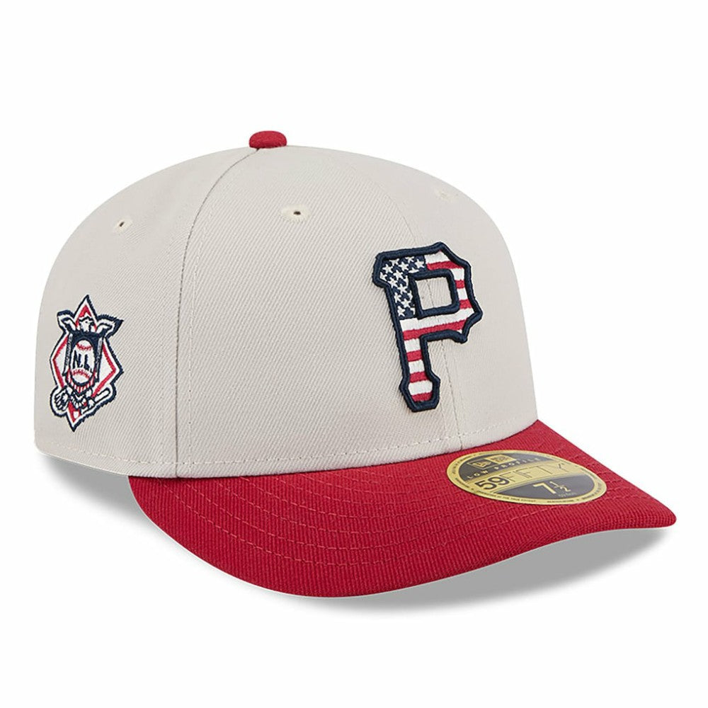 MLB Pittsburgh Pirates New Era 2024 Fourth of July Low Profile 59FIFTY Fitted Hat