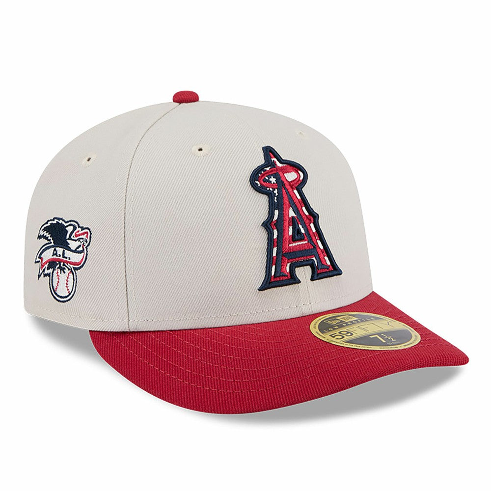 MLB Los Angeles Angels New Era 2024 Fourth of July Low Profile 59FIFTY Fitted Hat