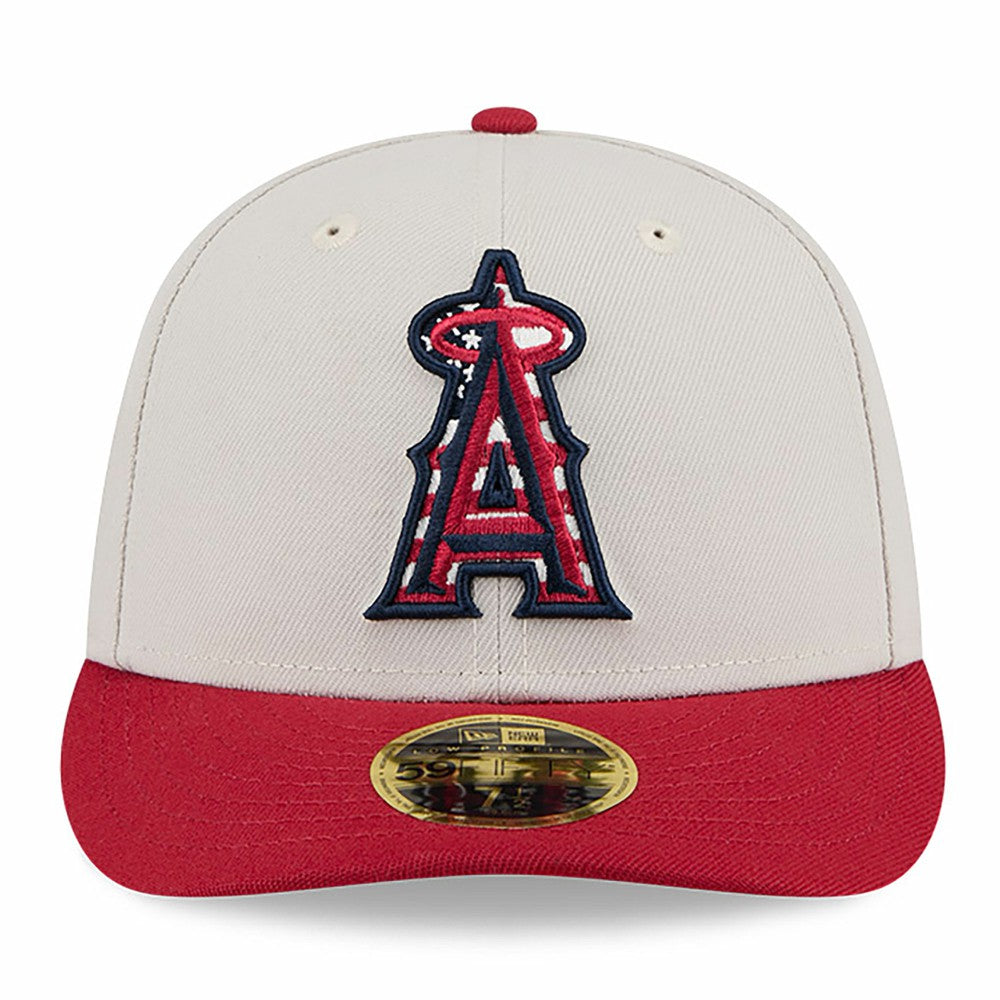 MLB Los Angeles Angels New Era 2024 Fourth of July Low Profile 59FIFTY Fitted Hat