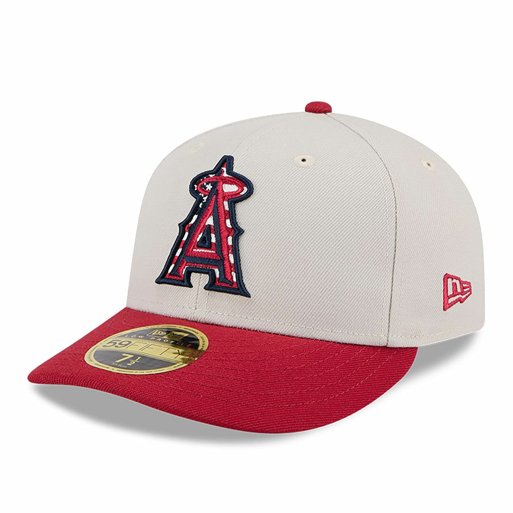 MLB Los Angeles Angels New Era 2024 Fourth of July Low Profile 59FIFTY Fitted Hat