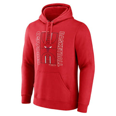 NBA Chicago Bulls Michelob Ultra Full Court Pullover Hoodie - Red for sale