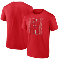 NBA Chicago Bulls Michelob Ultra Full Court T-Shirt - Red for sale