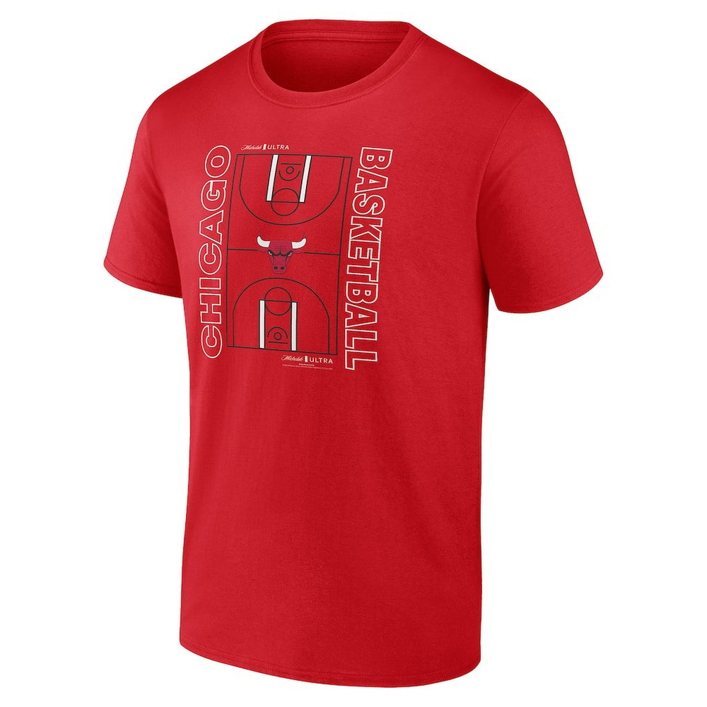 NBA Chicago Bulls Michelob Ultra Full Court T-Shirt - Red for sale