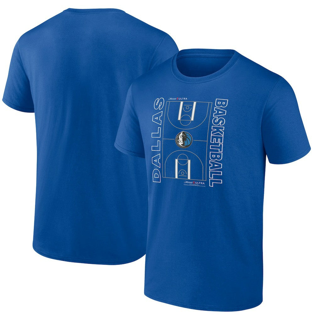 NBA Dallas Mavericks Michelob Ultra Full Court T-Shirt - Blue for sale