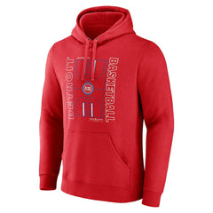 NBA Detroit Pistons Michelob Ultra Full Court Pullover Hoodie - Red cheap