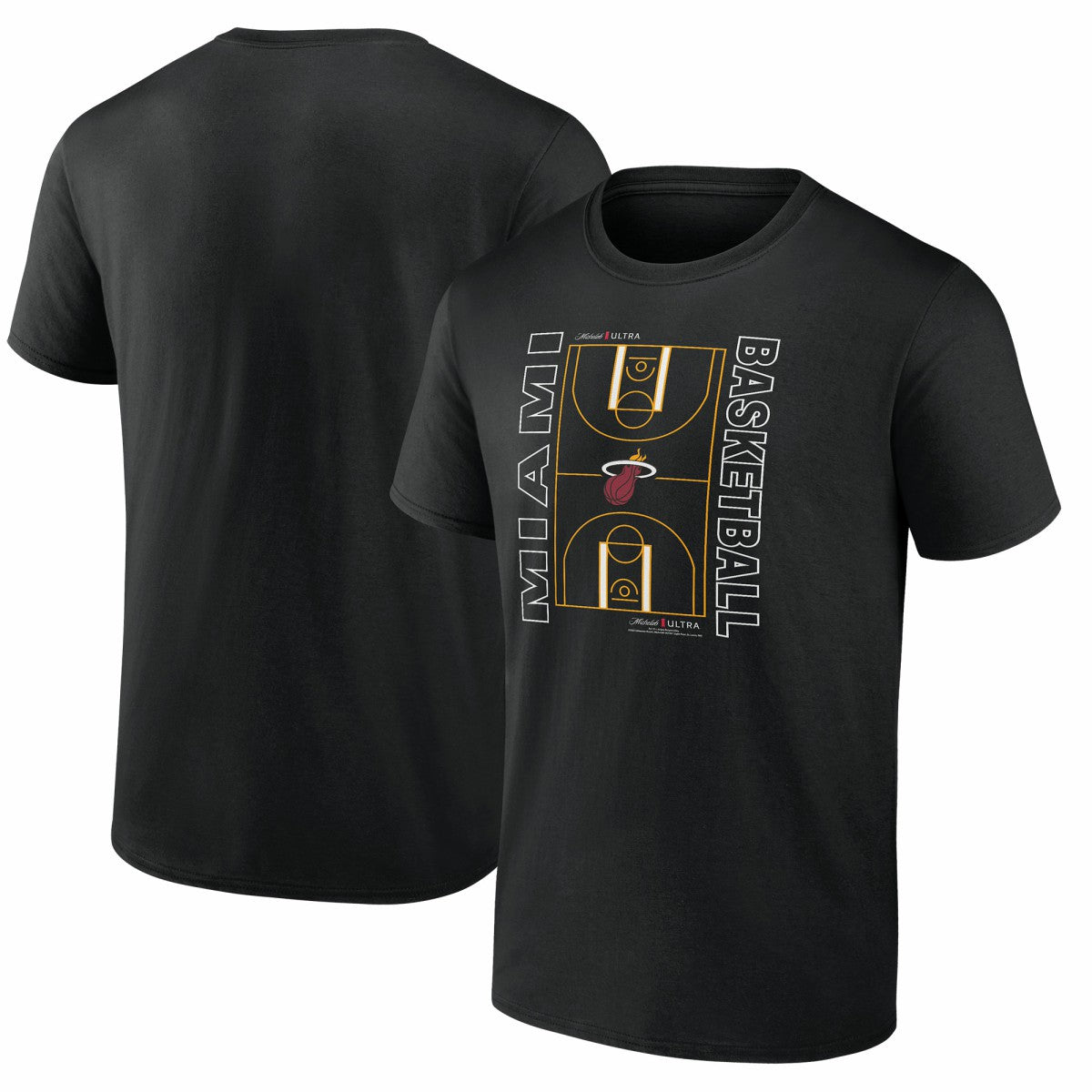NBA Miami Heat Michelob Ultra Full Court T-Shirt - Black outlet