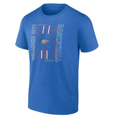 NBA Oklahoma City Thunder Michelob Ultra Full Court T-Shirt - Blue sale