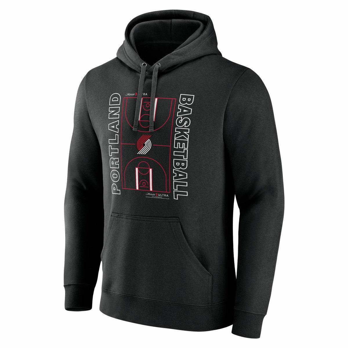 NBA Portland Trail Blazers Michelob Ultra Full Court Pullover Hoodie - Black cheap