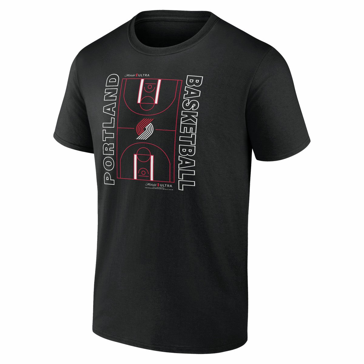 NBA Portland Trail Blazers Michelob Ultra Full Court T-Shirt - Black online