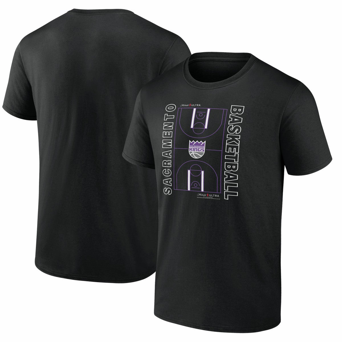 NBA Sacramento Kings Michelob Ultra Full Court T-Shirt - Black outlet