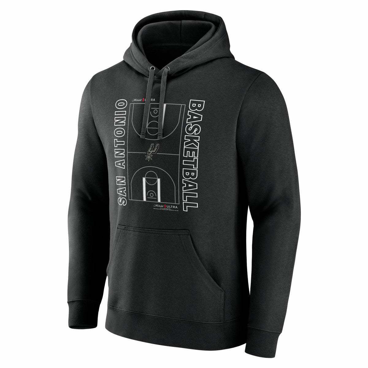 NBA San Antonio Spurs Michelob Ultra Full Court Pullover Hoodie - Black discount