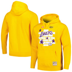 NBA Los Angeles Lakers x Tats Cru Hardwood Classics Brick Pullover Hoodie