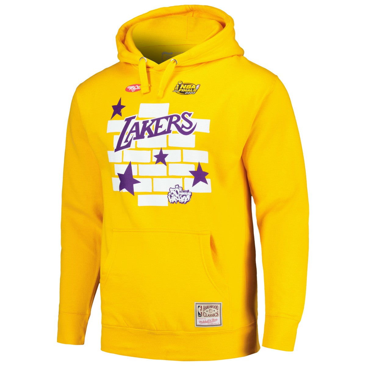 NBA Los Angeles Lakers x Tats Cru Hardwood Classics Brick Pullover Hoodie