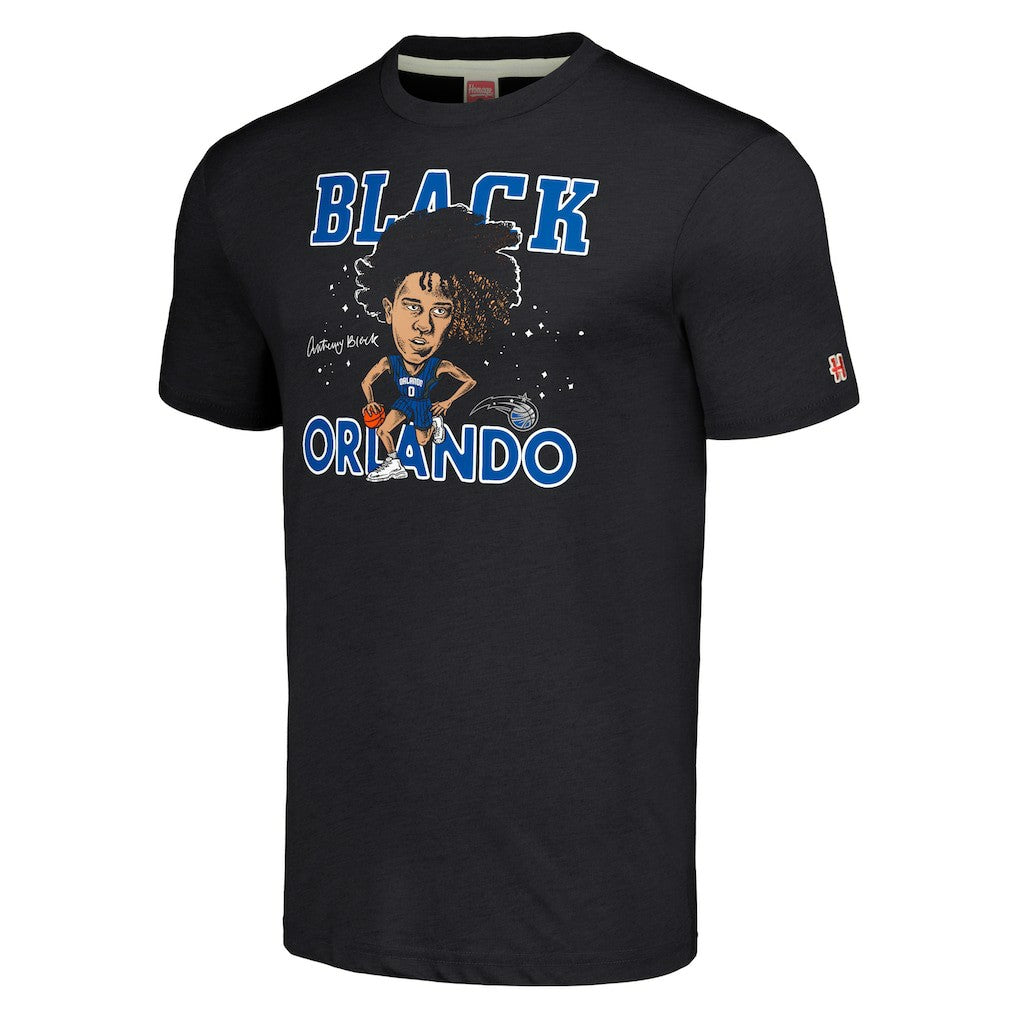 NBA Anthony Black Orlando Magic Homage Caricature Tri-Blend T-Shirt