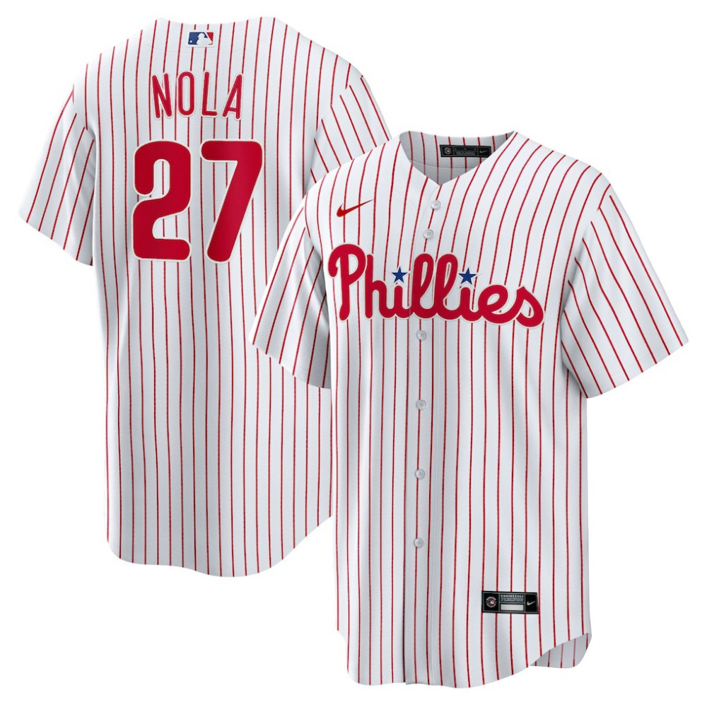 MLB Aaron Nola Philadelphia Phillies Nike Home Replica Player Jersey