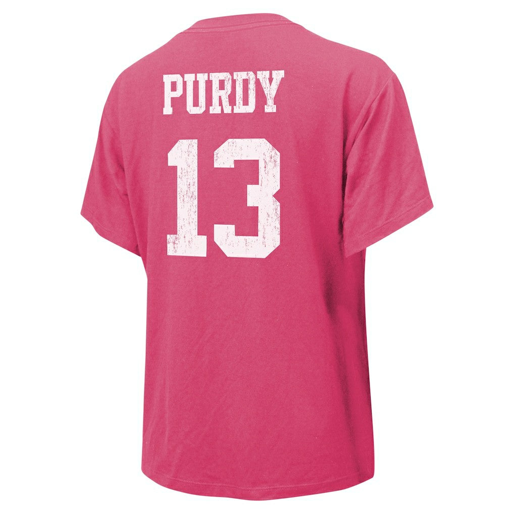 Brock Purdy  Majestic Threads Women's Name & Number T-Shirt - San Francisco 49ers