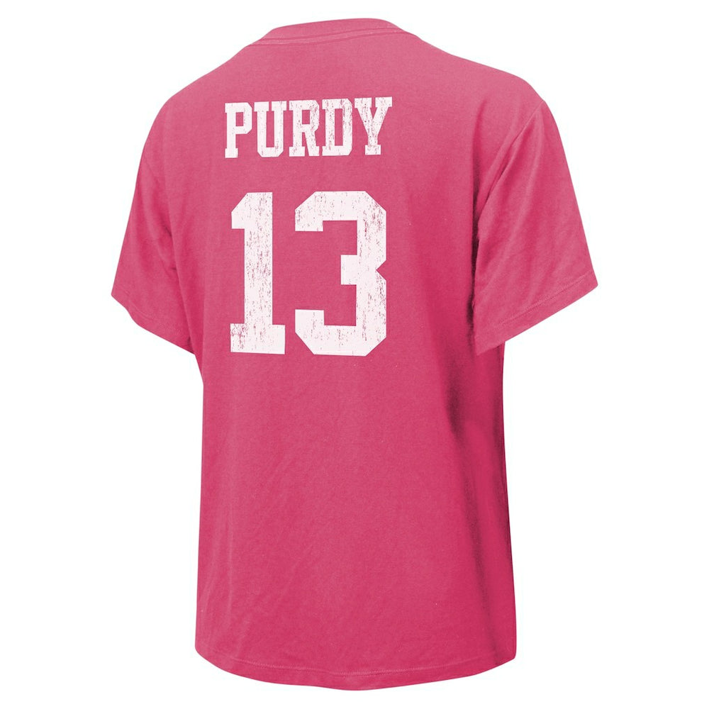 Brock Purdy  Majestic Threads Women's Name & Number T-Shirt - San Francisco 49ers
