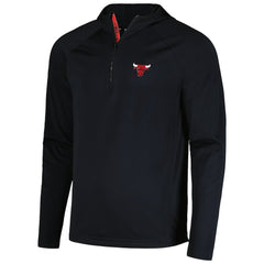 NBA Chicago Bulls Levelwear Zander Hoodie Raglan Quarter-Zip Top