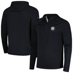 NBA Brooklyn Nets Levelwear Zander Hoodie Raglan Quarter-Zip Top