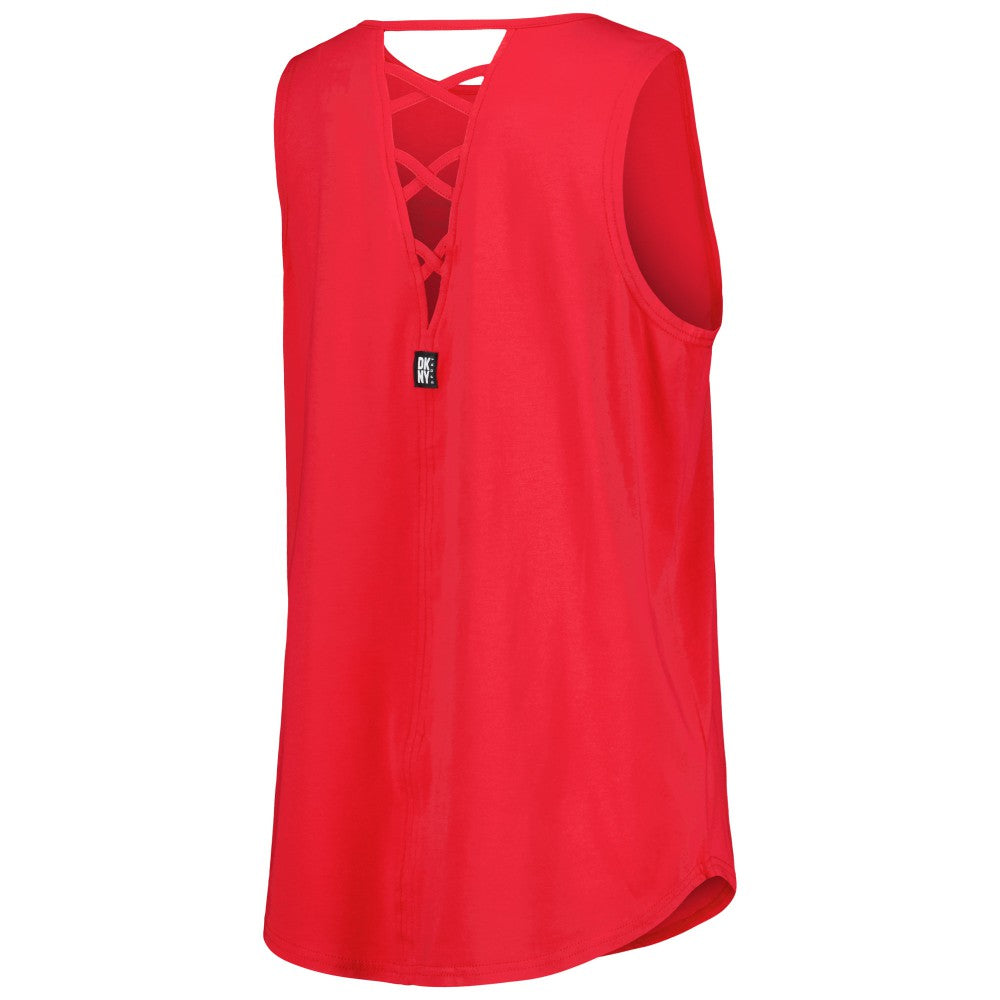 MLB Los Angeles Angels DKNY Sport Women's Claire Fashion Tri-Blend Tank Top