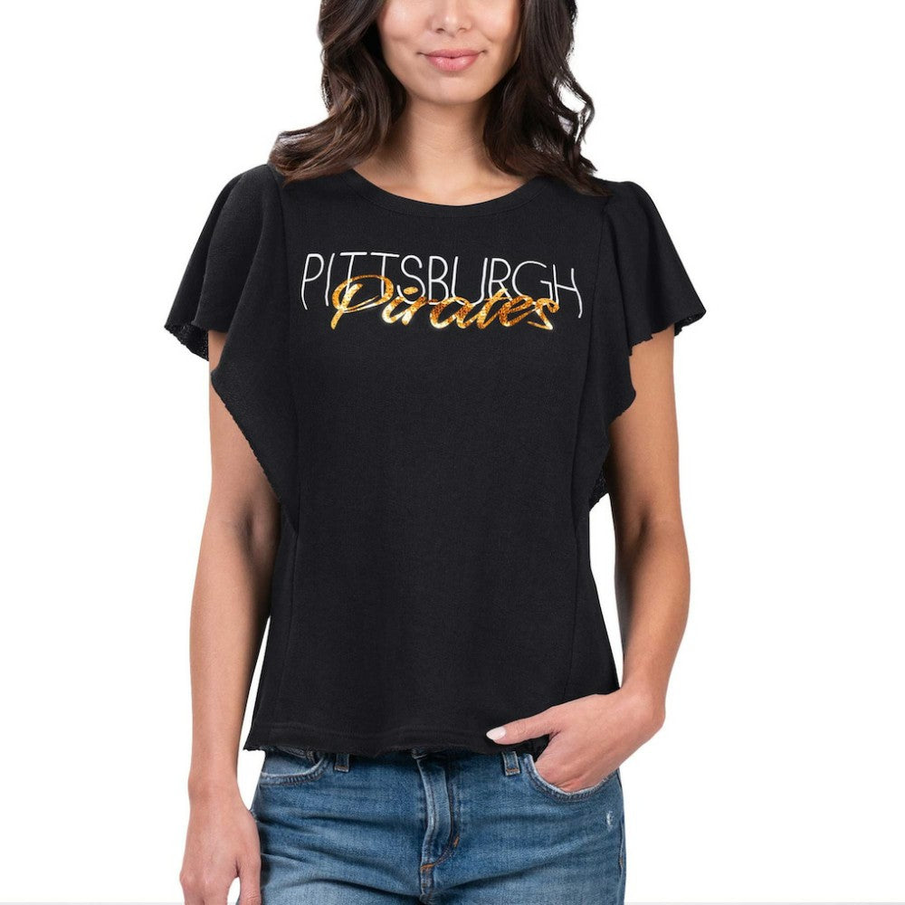 MLB Pittsburgh Pirates G-III 4Her by Carl Banks Women's Crowd Wave T-Shirt