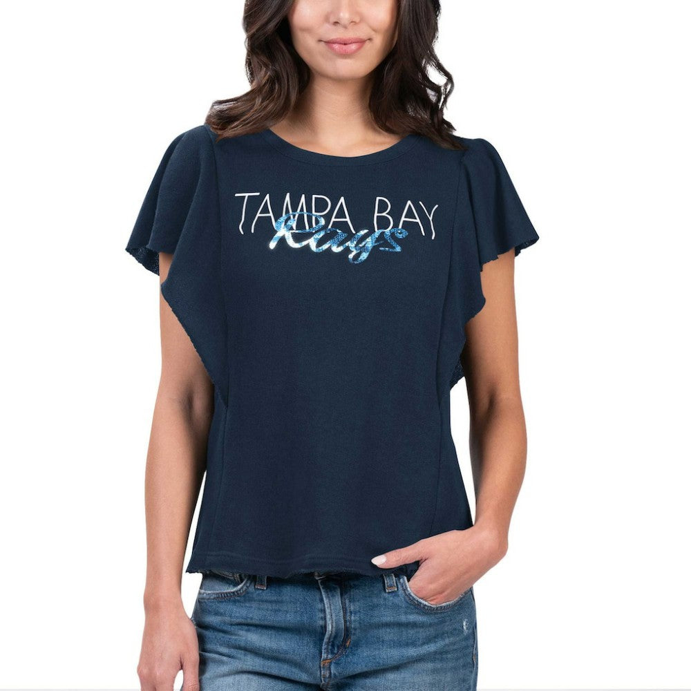 MLB Tampa Bay Rays G-III 4Her by Carl Banks Women's Crowd Wave T-Shirt