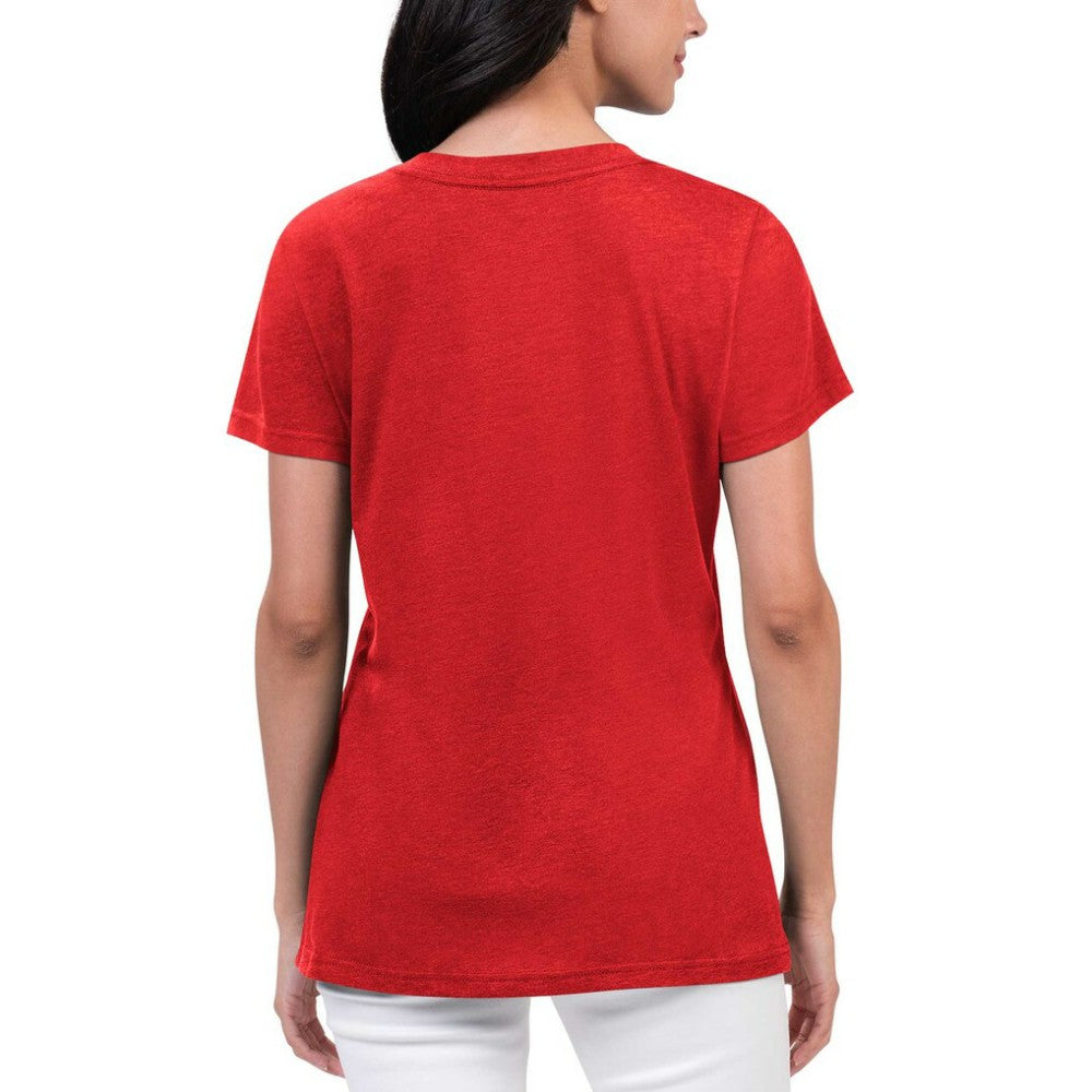 MLB Washington Nationals G-III 4Her by Carl Banks Women's Key Move V-Neck T-Shirt