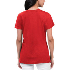 MLB Washington Nationals G-III 4Her by Carl Banks Women's Key Move V-Neck T-Shirt