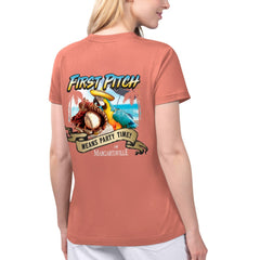 MLB Los Angeles Angels Margaritaville Women's Game Time V-Neck T-Shirt