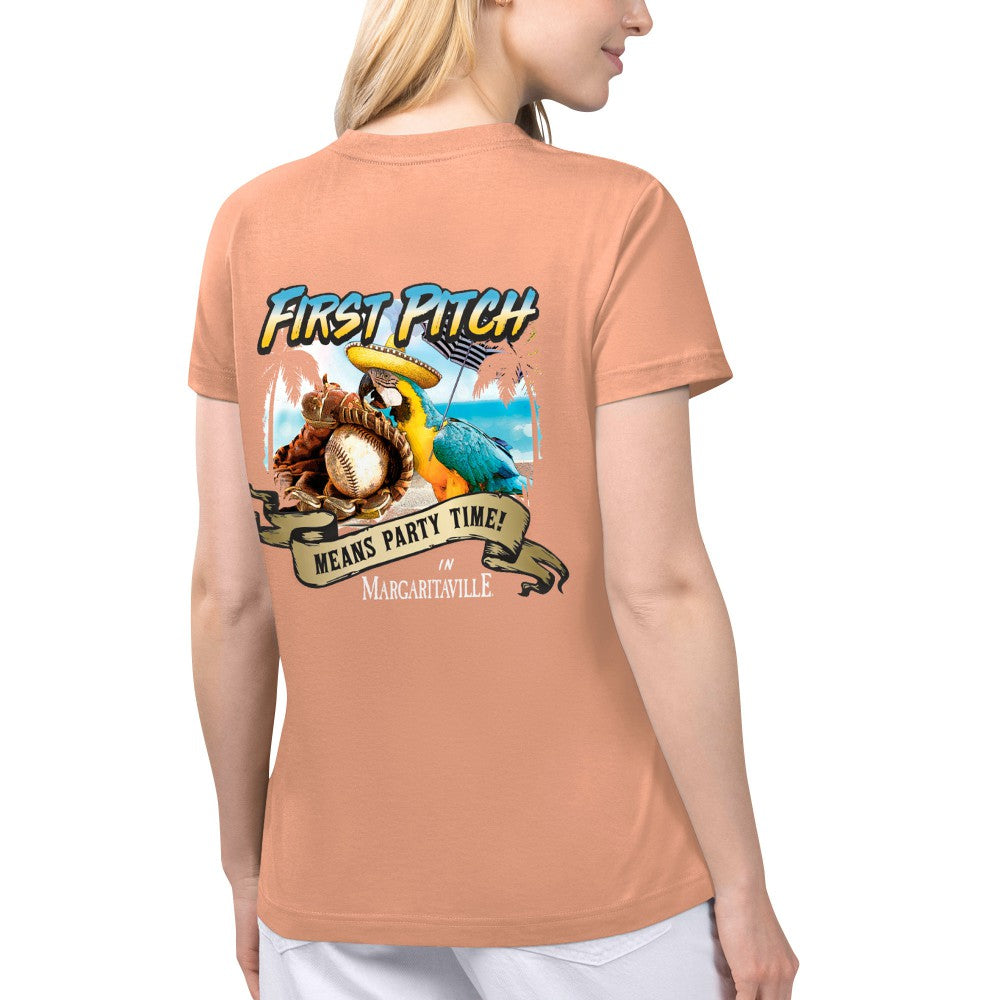 MLB St. Louis Cardinals Margaritaville Women's Game Time V-Neck T-Shirt