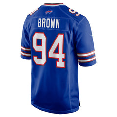 Andrew Brown  Game Jersey - Buffalo Bills