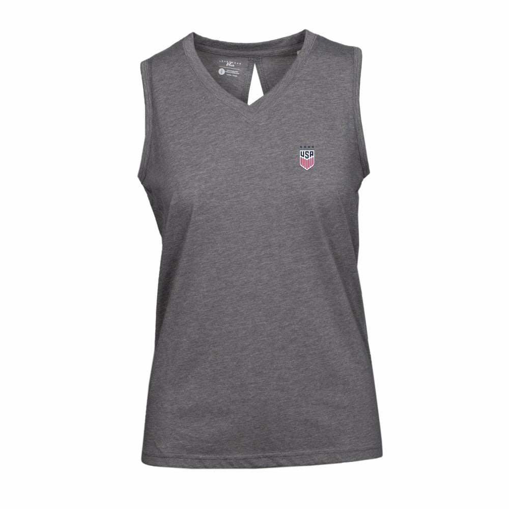 USWNT Levelwear Women's Paisley Tank Top -  Gray