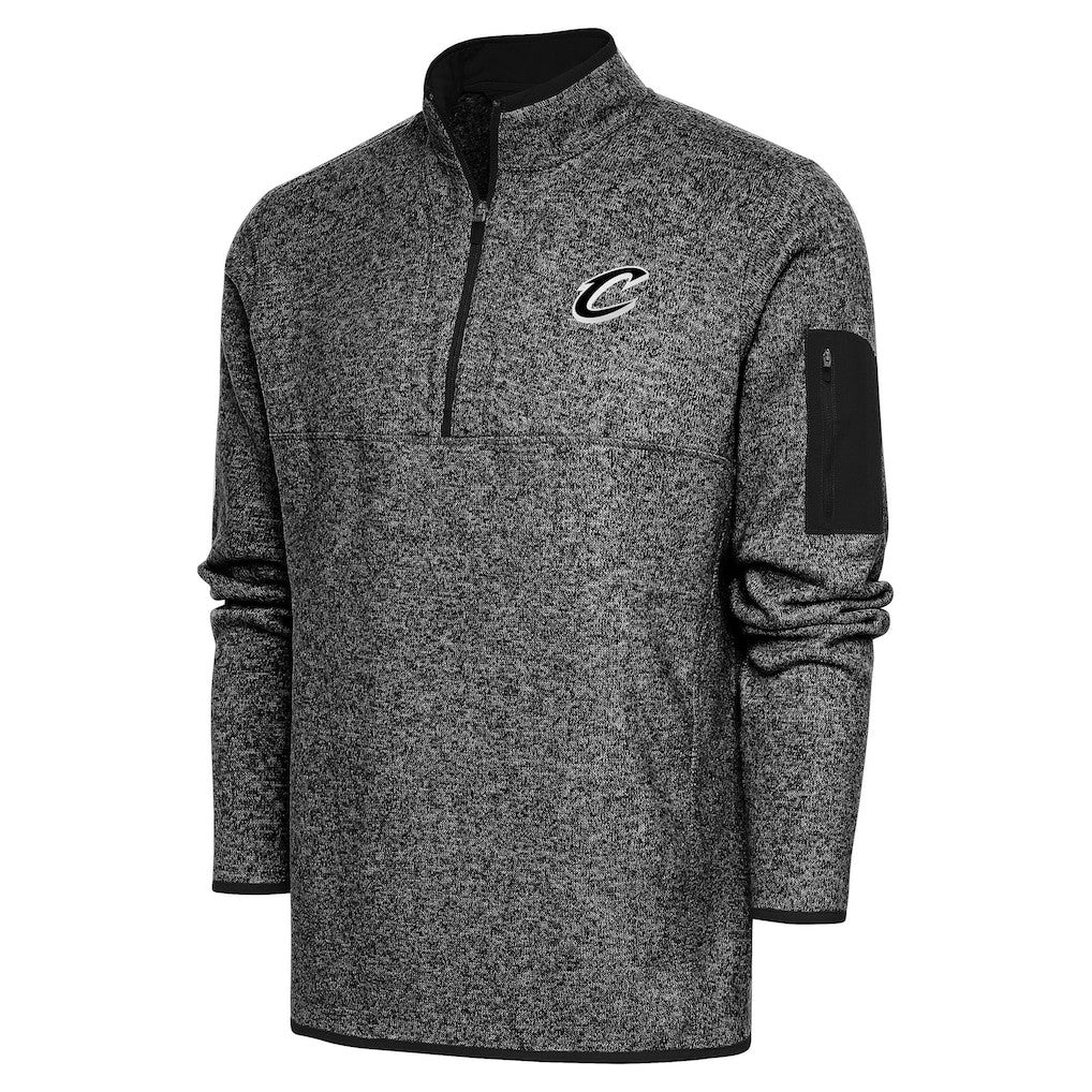NBA Cleveland Cavaliers Antigua Metallic Logo Fortune Quarter-Zip Jacket sale