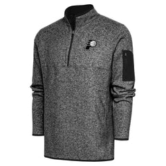 NBA Indiana Pacers Antigua Metallic Logo Fortune Quarter-Zip Jacket
