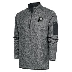 NBA Indiana Pacers Antigua Metallic Logo Big & Tall Fortune Quarter-Zip Jacket