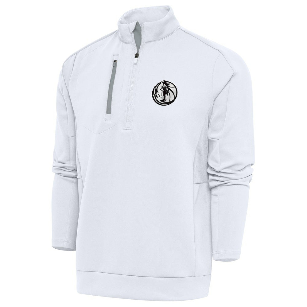 NBA Dallas Mavericks Antigua Metallic Logo Generation Quarter-Zip Top sale