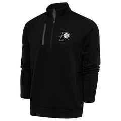 NBA Indiana Pacers Antigua Metallic Logo Generation Quarter-Zip Top