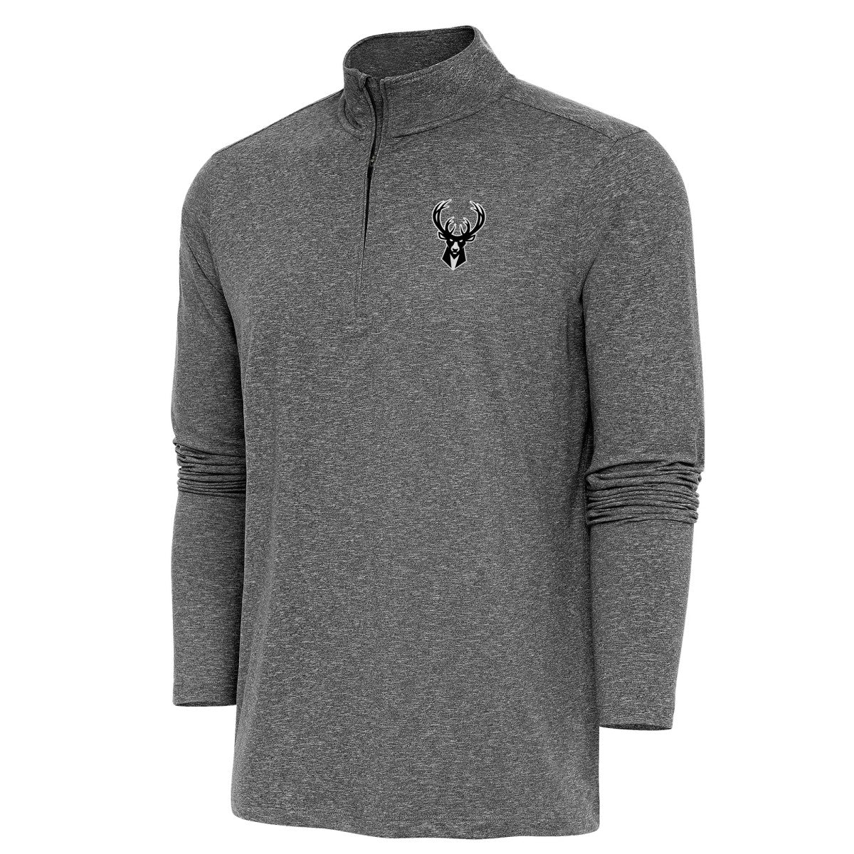 NBA Milwaukee Bucks Antigua Hunk Quarter-Zip Top